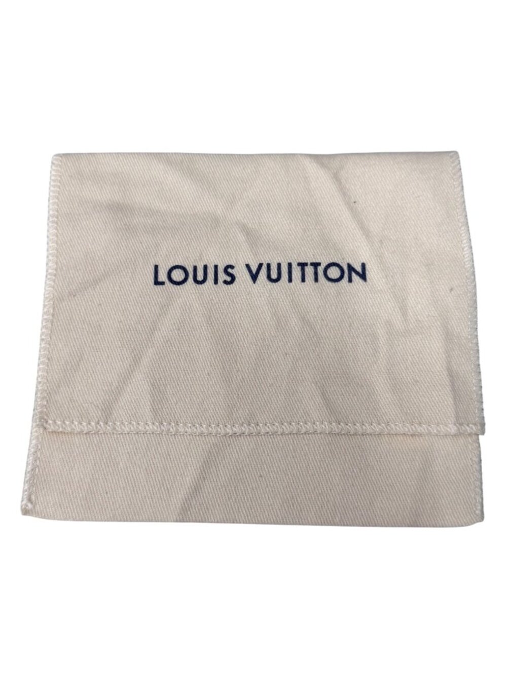 Louis Vuitton Beige Cotton Dust Bag For Accessories 6”x5"